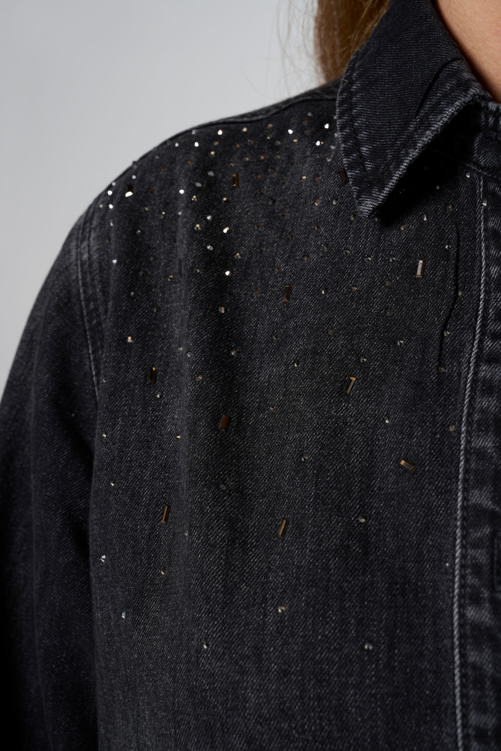 Blusa denim  image number 4