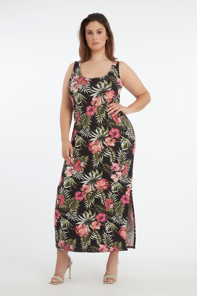 Maxivestido con abertura image number 0