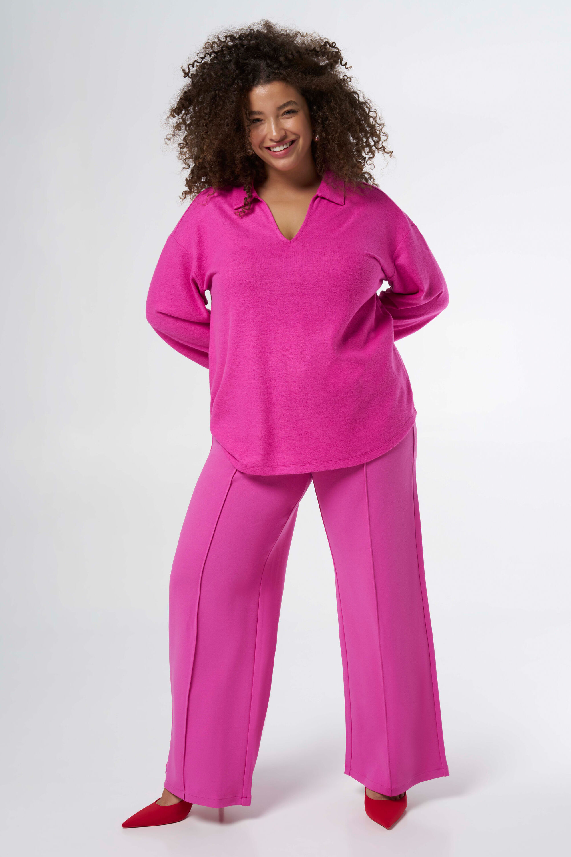 Su&eacute;ter con cuello de polo image number 5