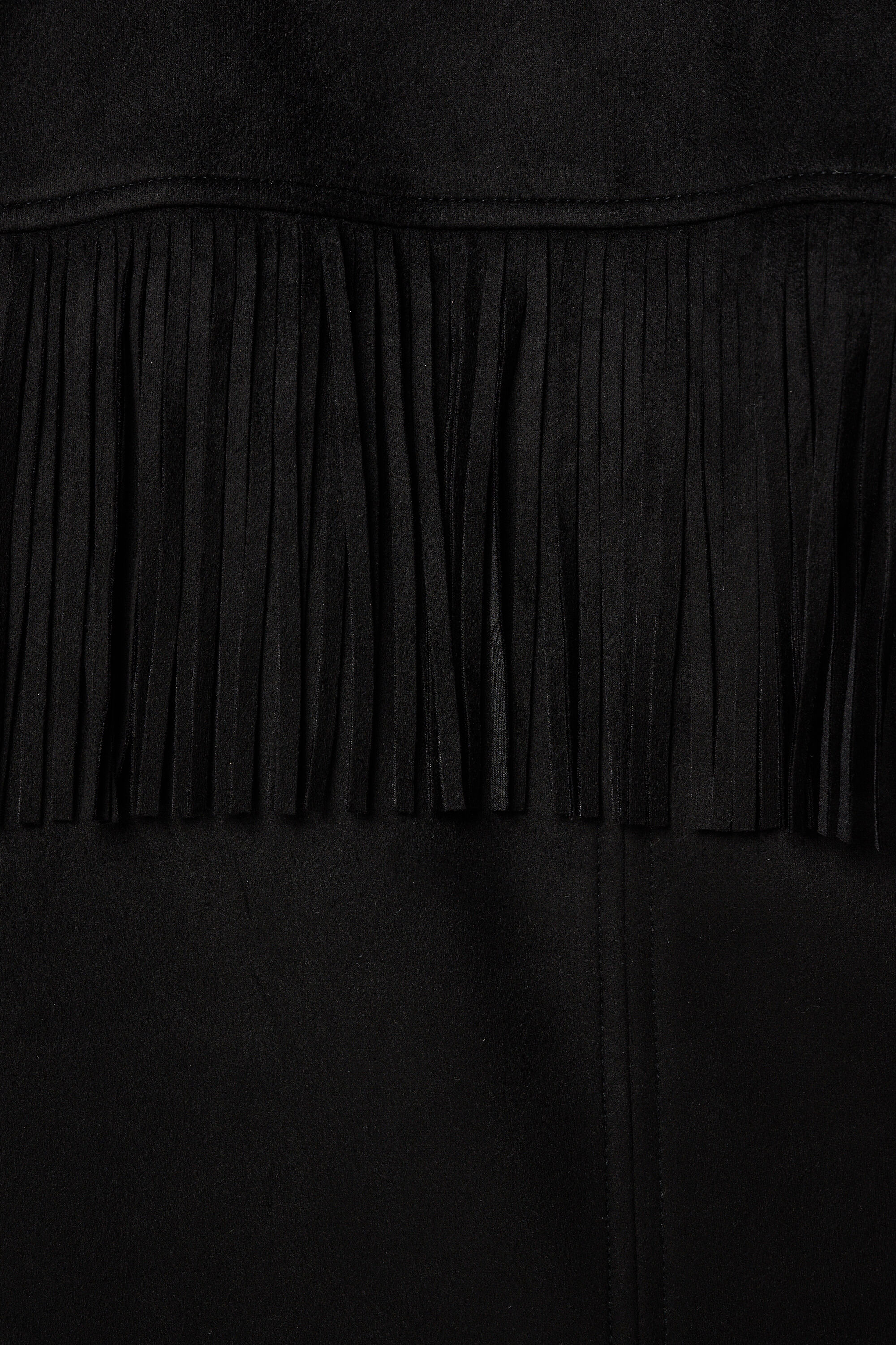 Chaqueta de antelina con flecos image number 6