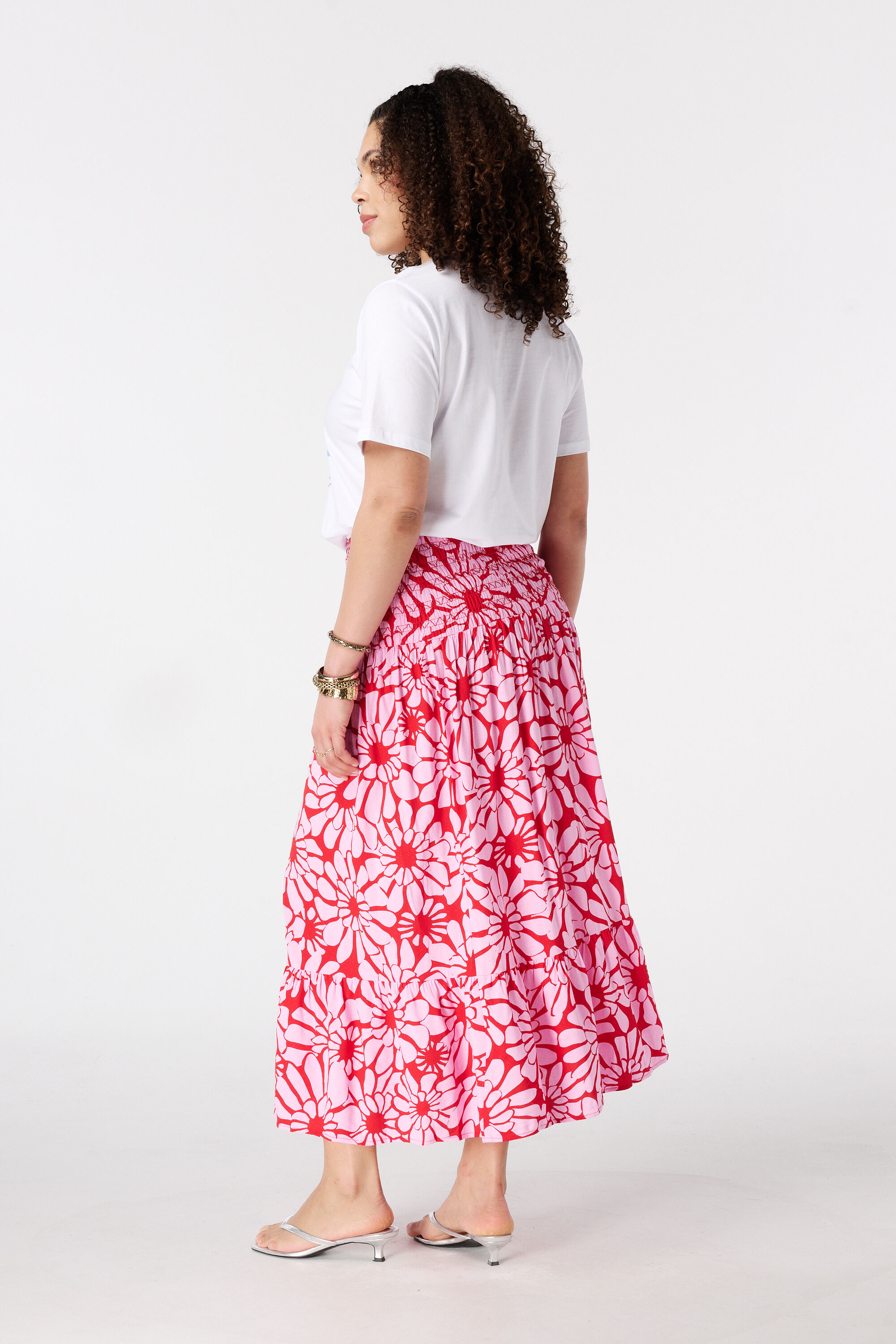 Falda maxi con estampado image number 3