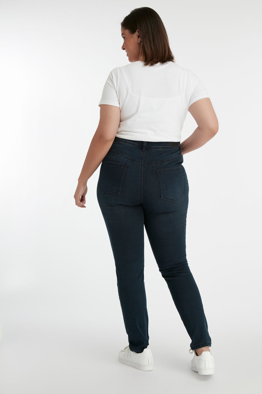 Vaqueros de pitillo CHERRY de cintura alta image number 5