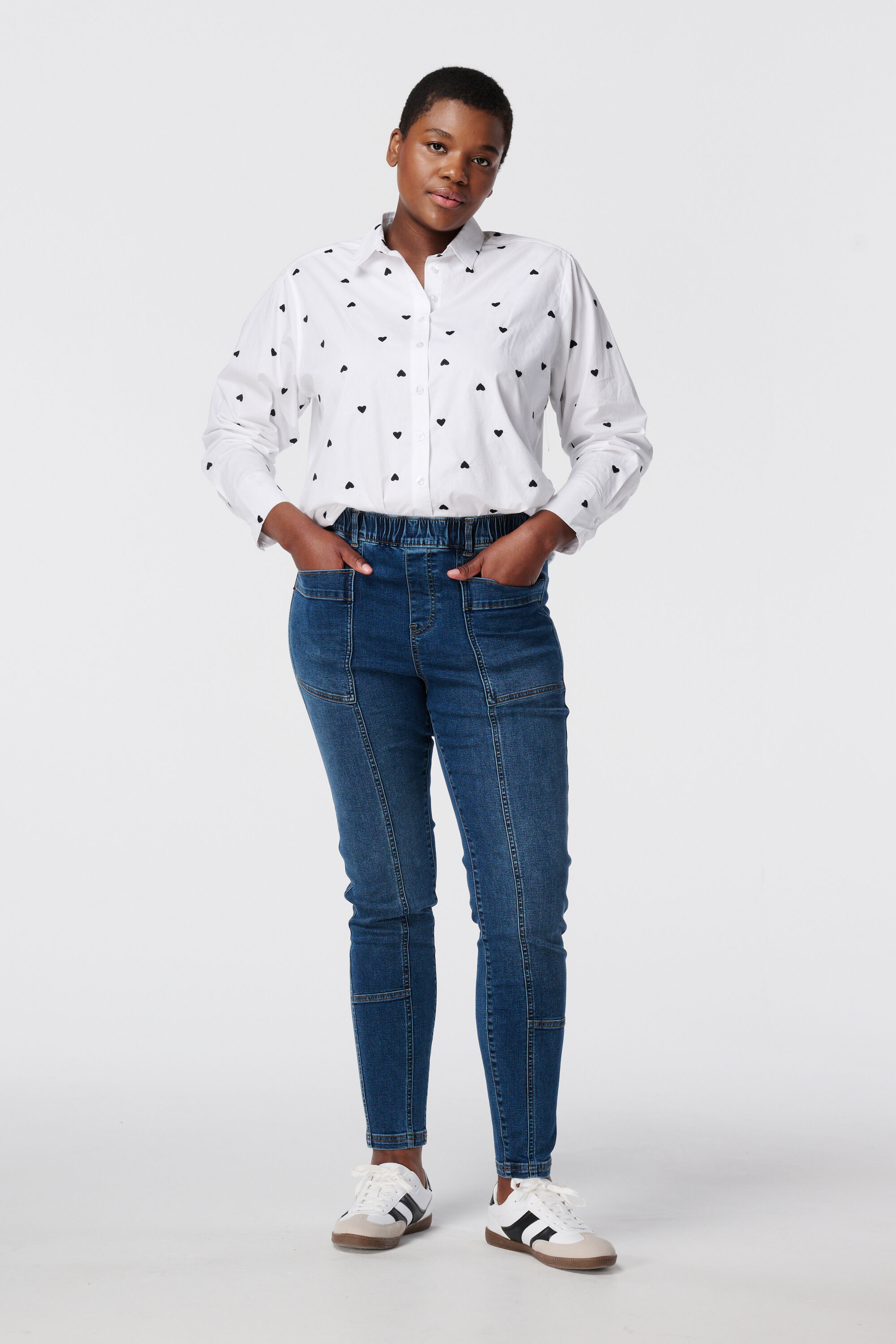 Blusa camisa con coraz&oacute;n image number 5