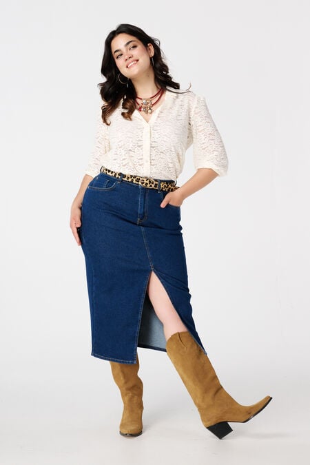 Falda midi vaquera Falda midi vaquera