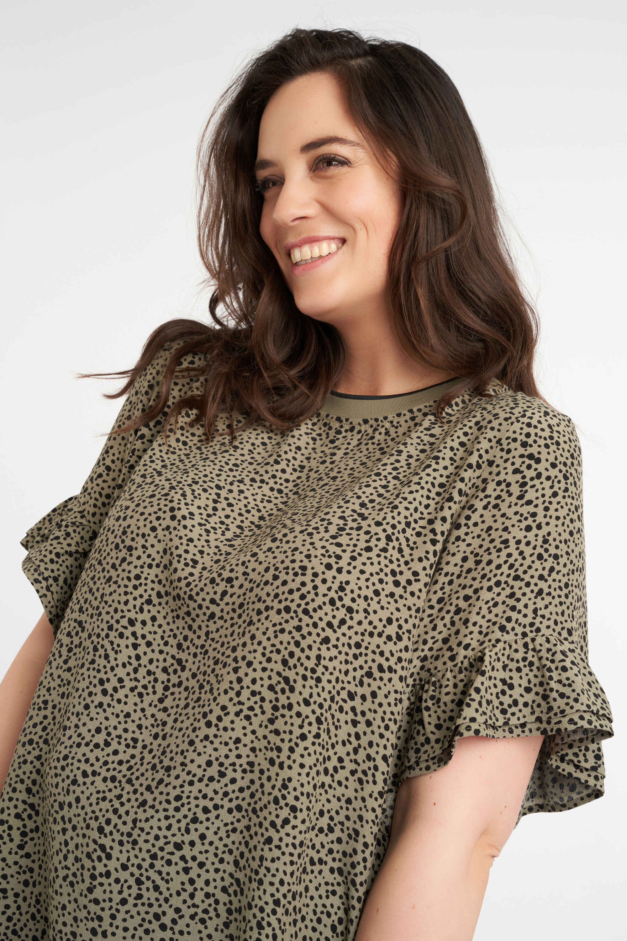 Top con cuello redondo image number 4