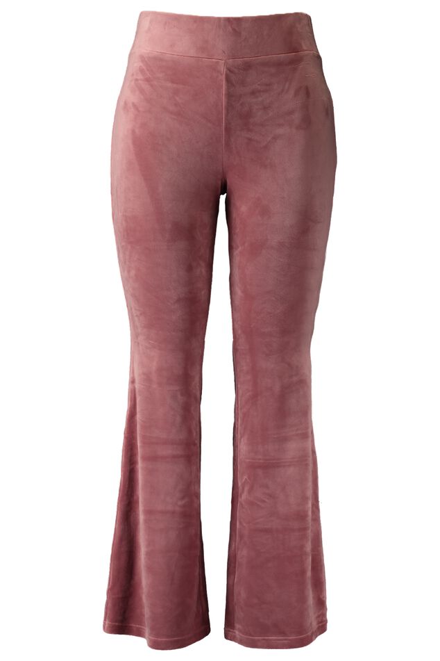 Legging acampanado de terciopelo image number 1