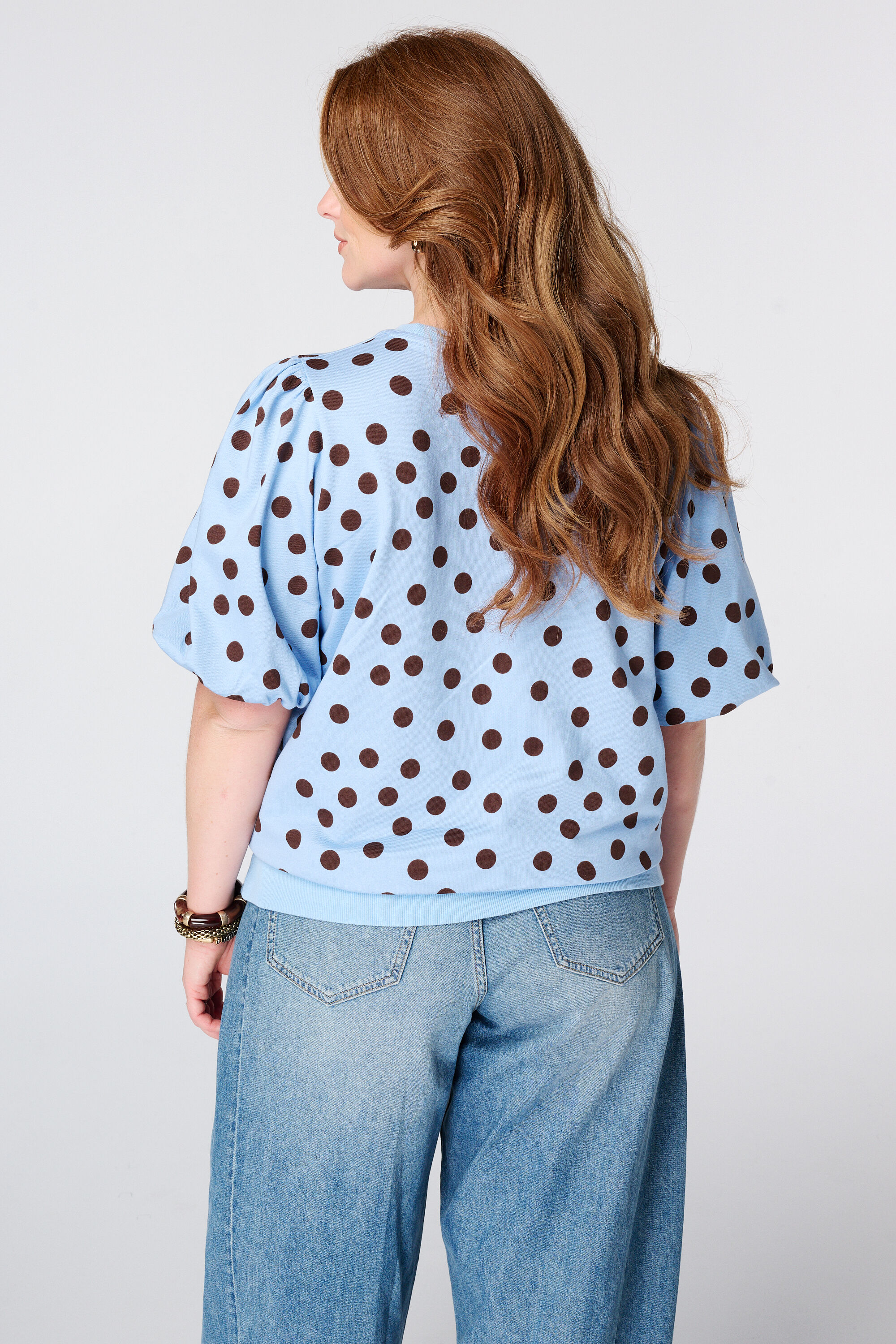 Sudadera con estampado de lunares image number 3