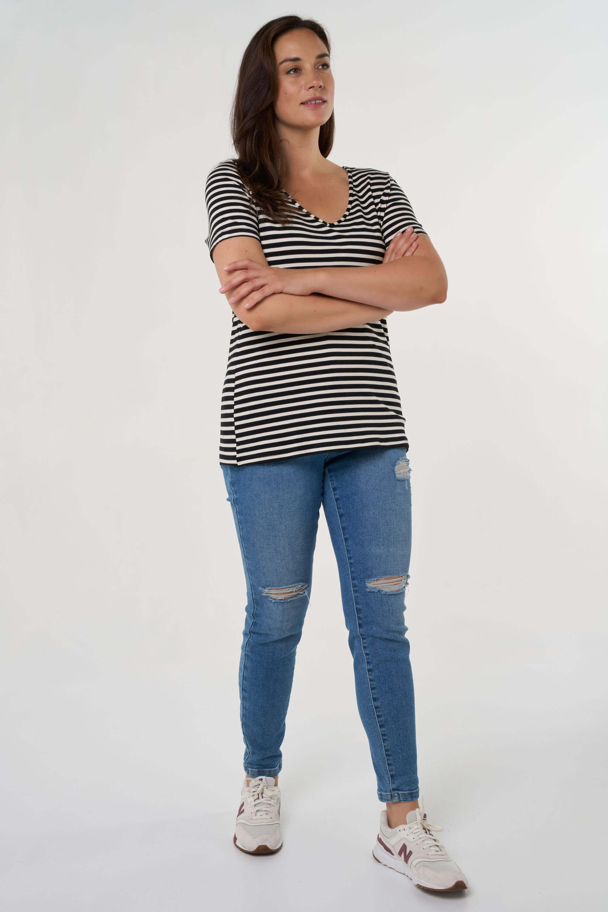 Top con rayas image number 7
