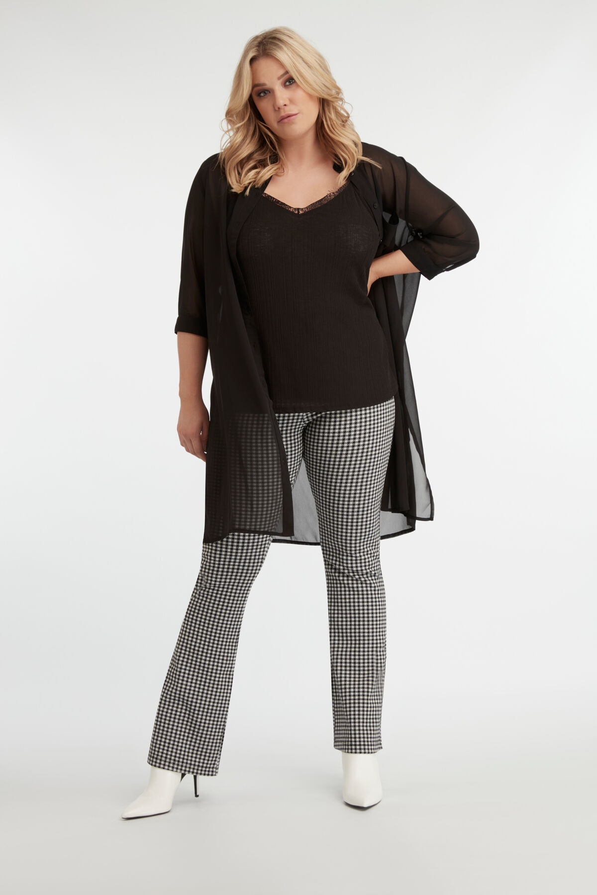 Blusa transparente image number 4