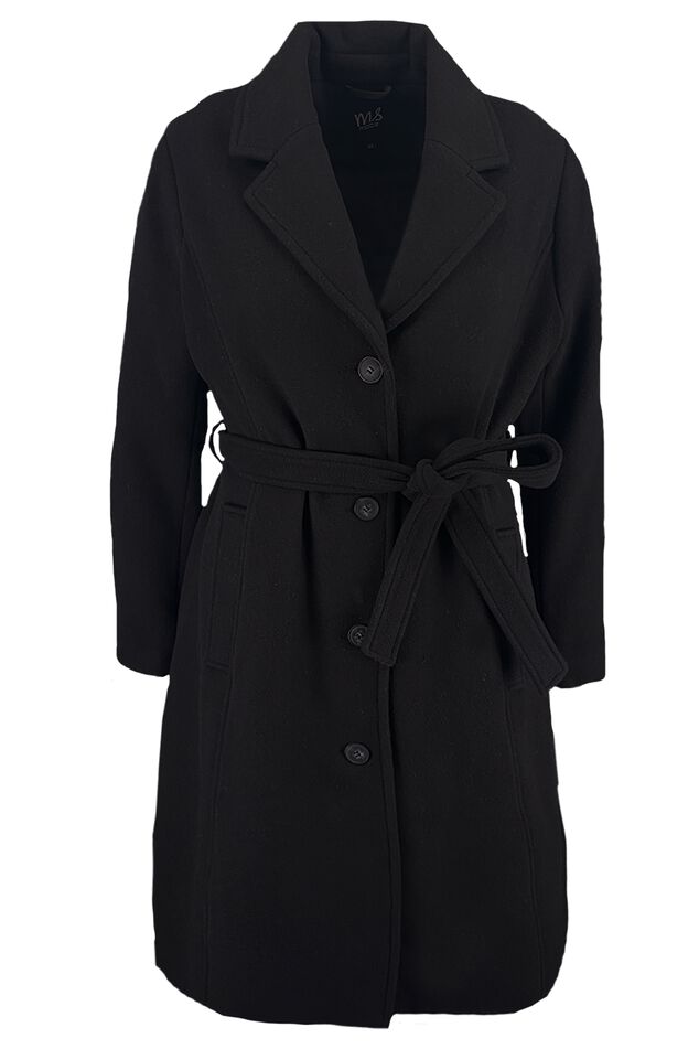 Abrigo largo con cinturón image number 2