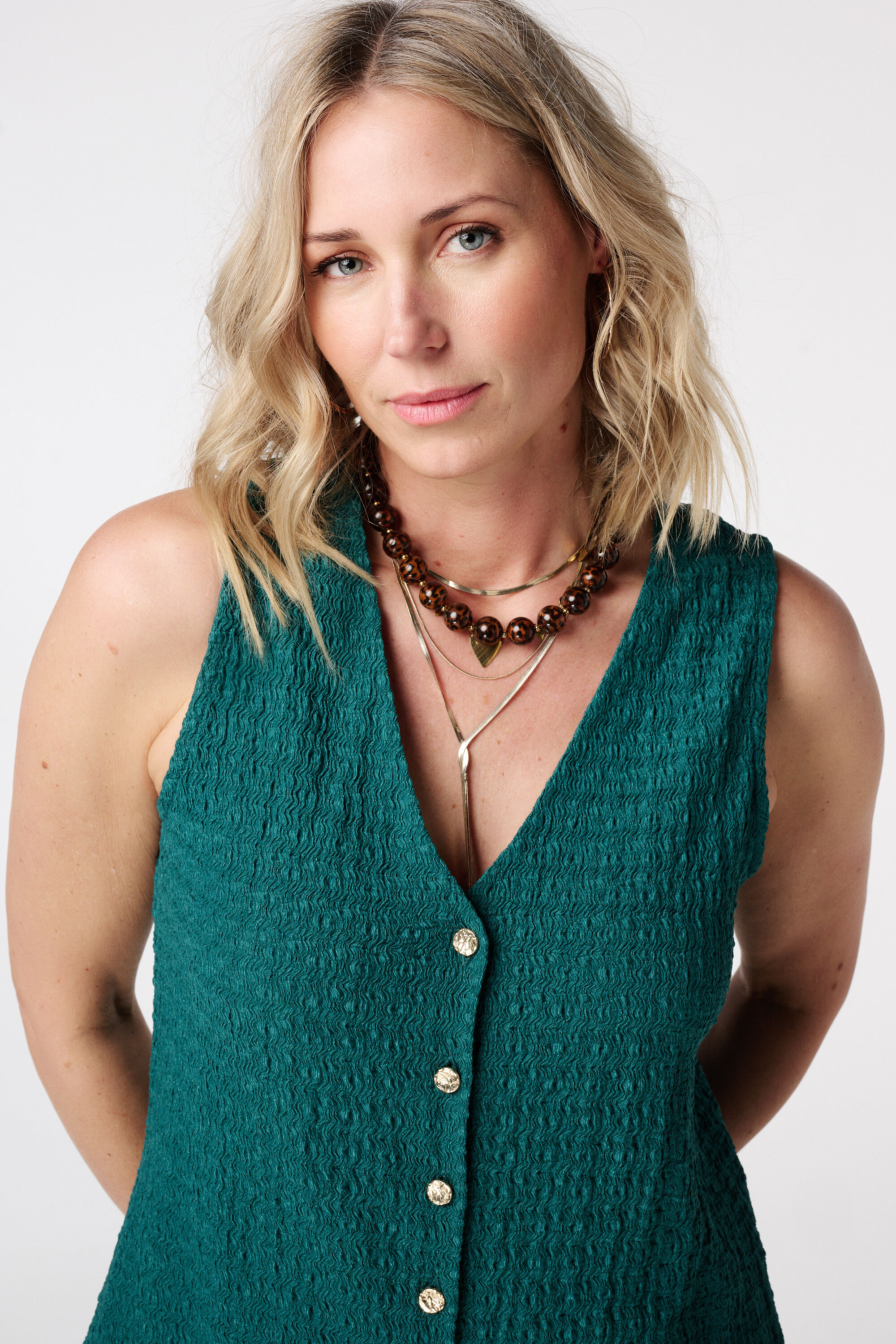 Top con cierre de botones image number 4