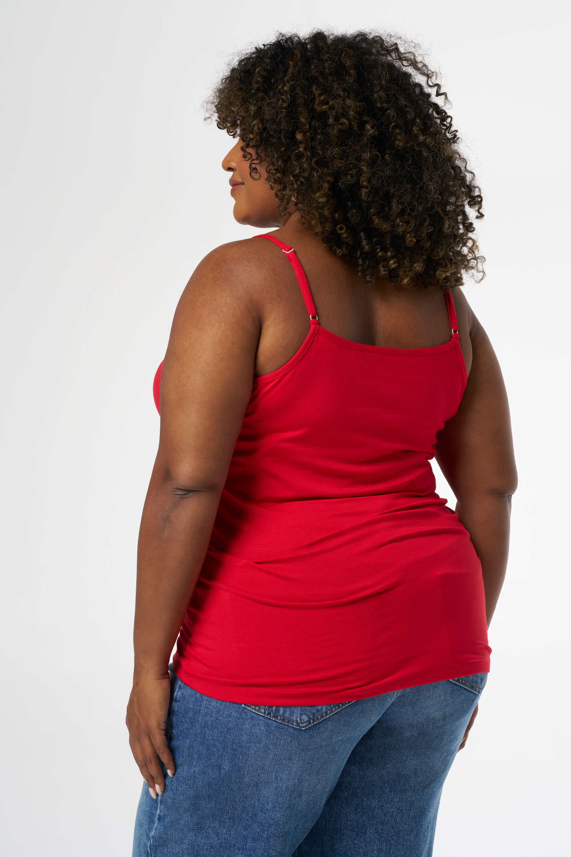 Top de algod&oacute;n de tiras finas image number 3