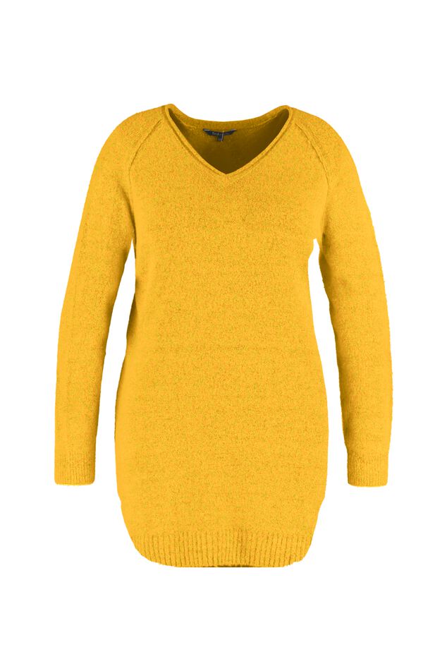 Vestido suéter con escote en V image number 1
