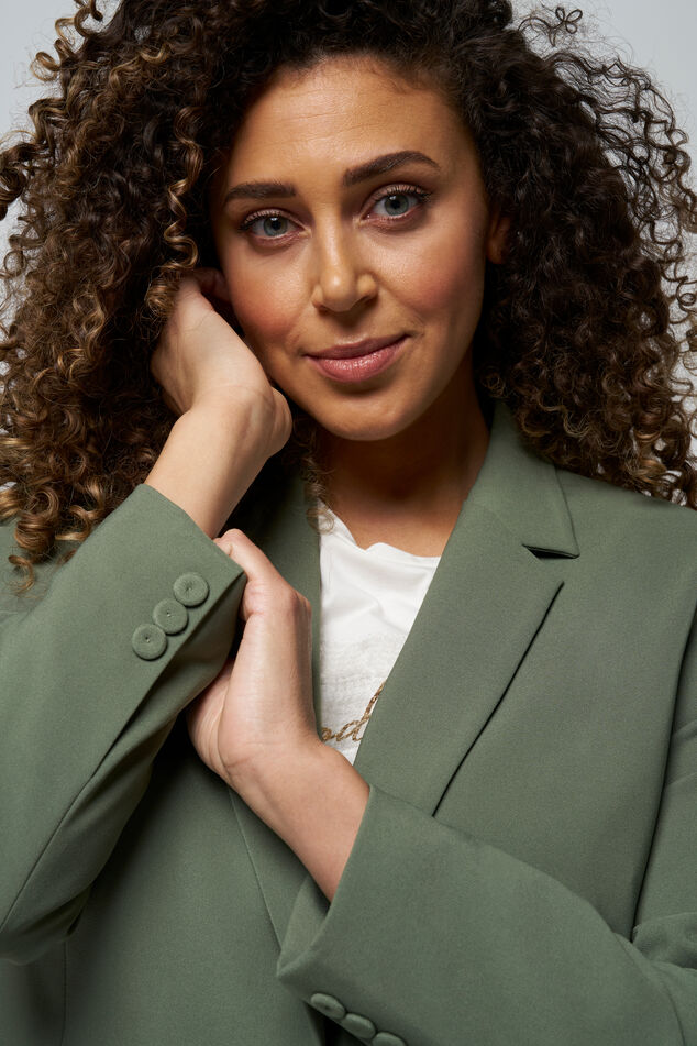 Blazer con tejido elástico( image number 4