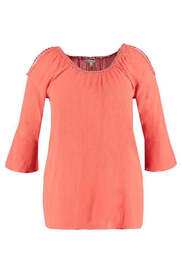 Blusa con manga campana image number 1