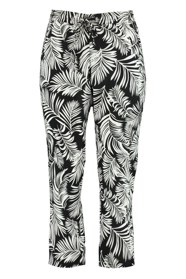 Pantalones holgados con estampado image number 1