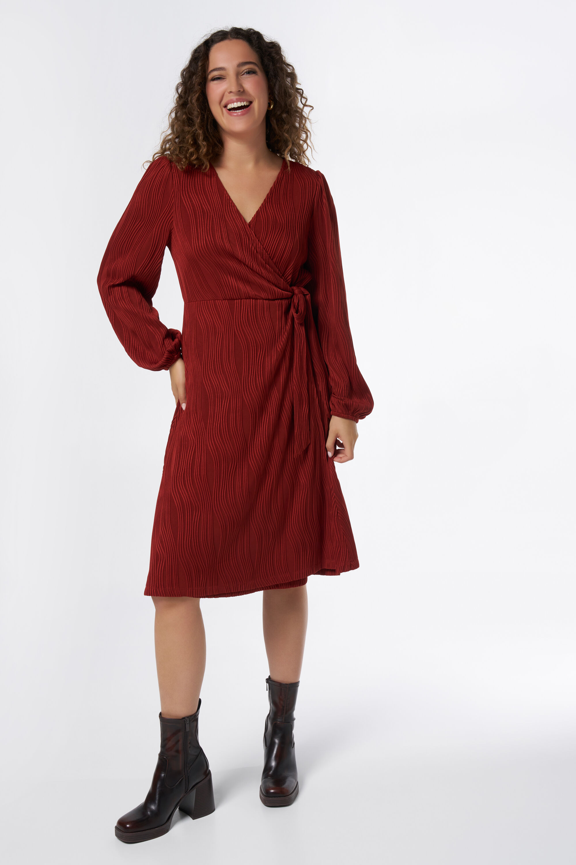 Vestido con textura image number 5