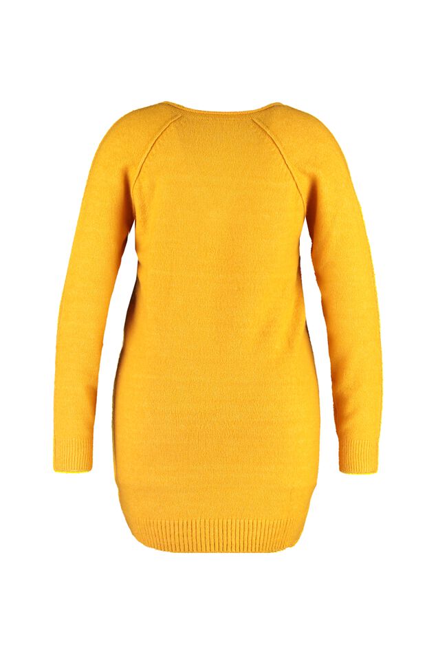 Vestido suéter con escote en V image number 2