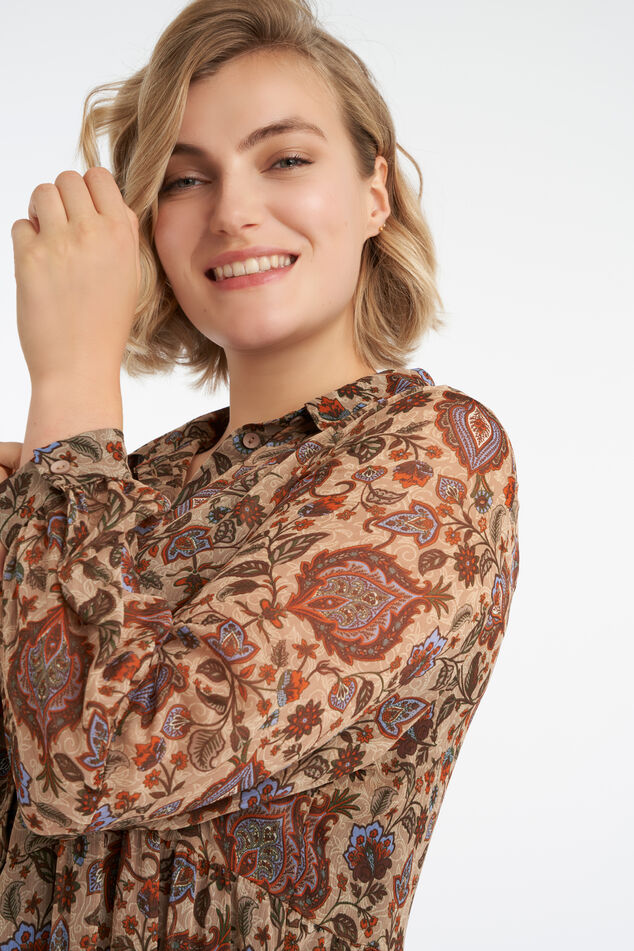 Vestido maxi romántico image number 5