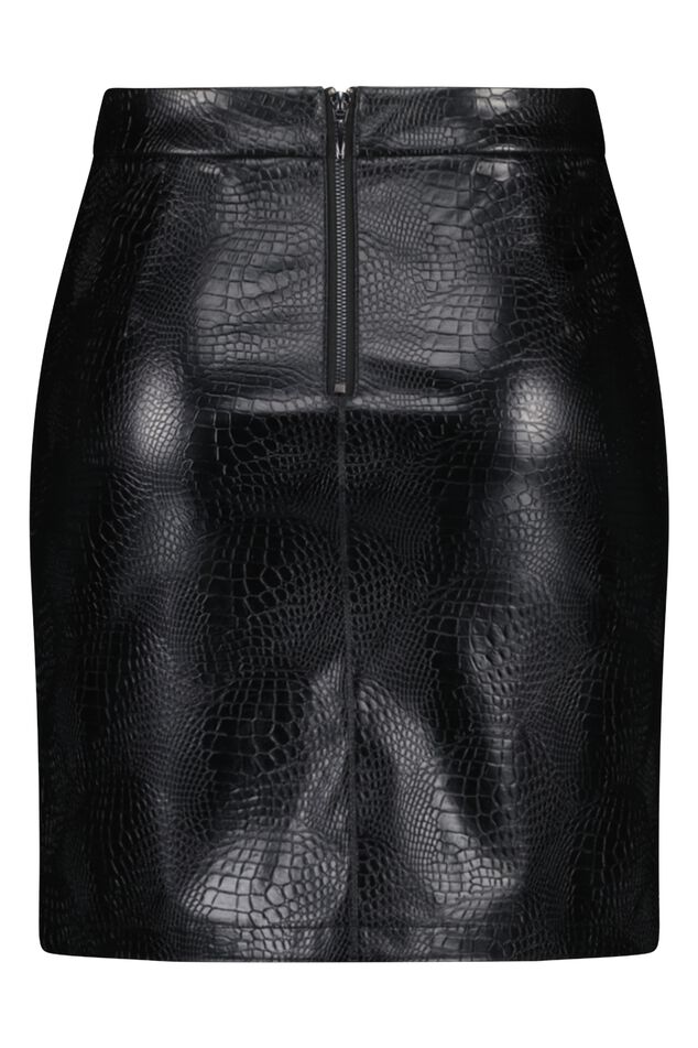 Falda de cuero sintético  image number 3