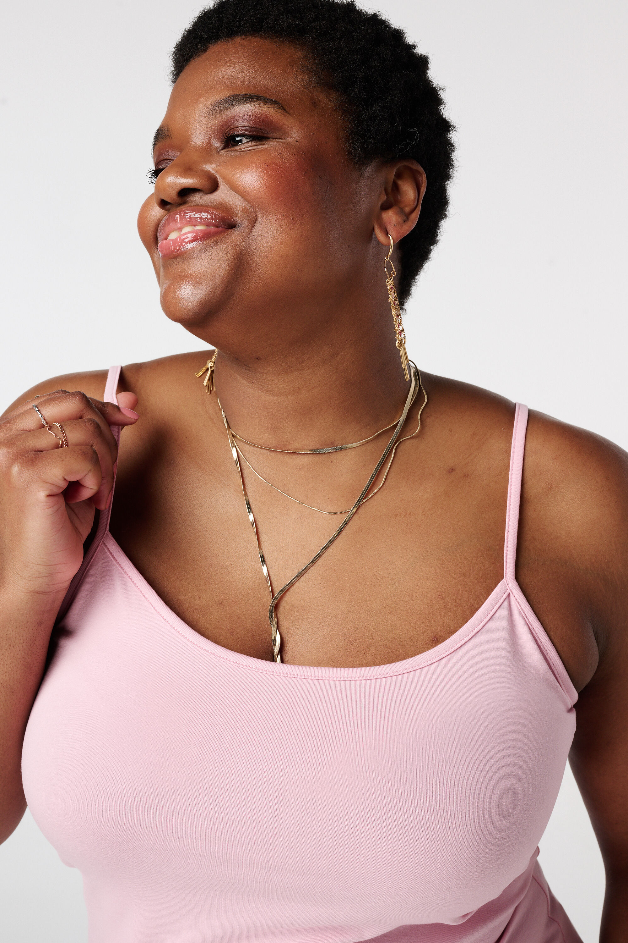 Top de espagueti con el&aacute;stico image number 4