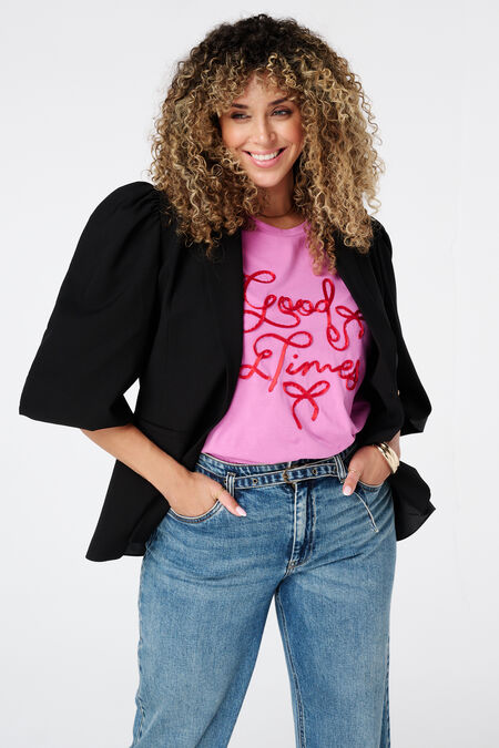 Blazer con mangas abullonadas Blazer con mangas abullonadas