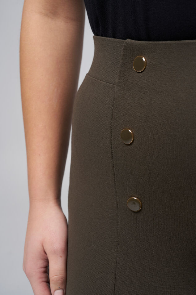 Tregging con botones dorados image number 4