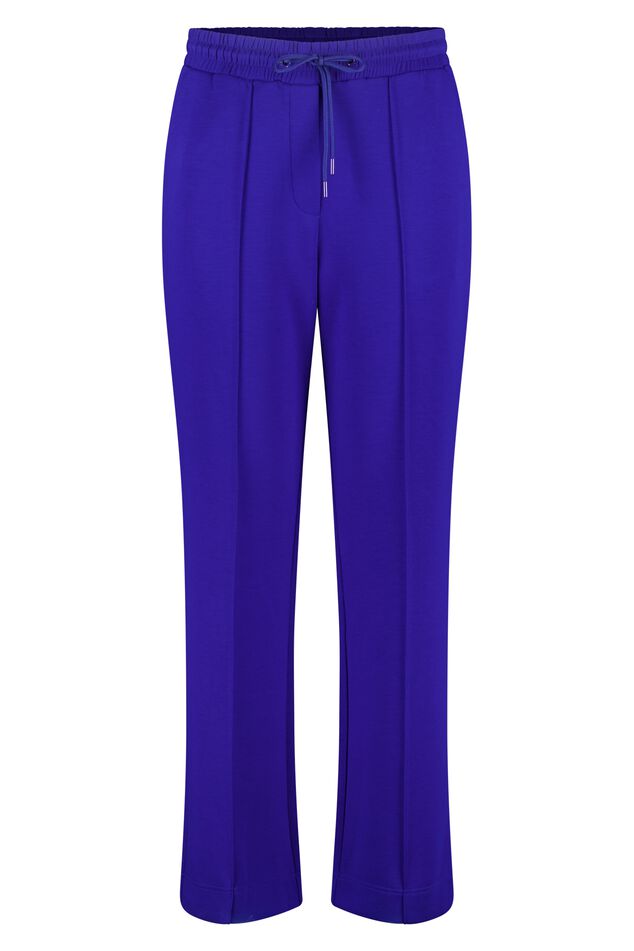 Pantalón con cintura elástica y costura decorativa image number 1