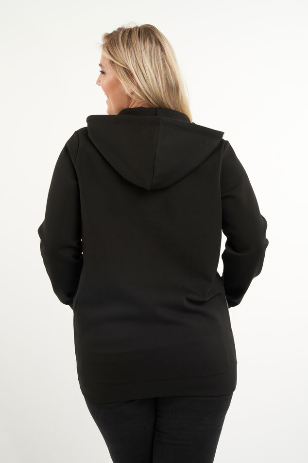 Cárdigan con cuero sintético  image number 3