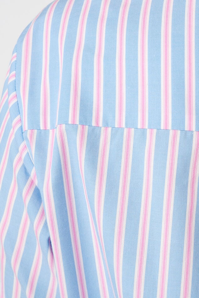Blusa camisera de algodón image number 6