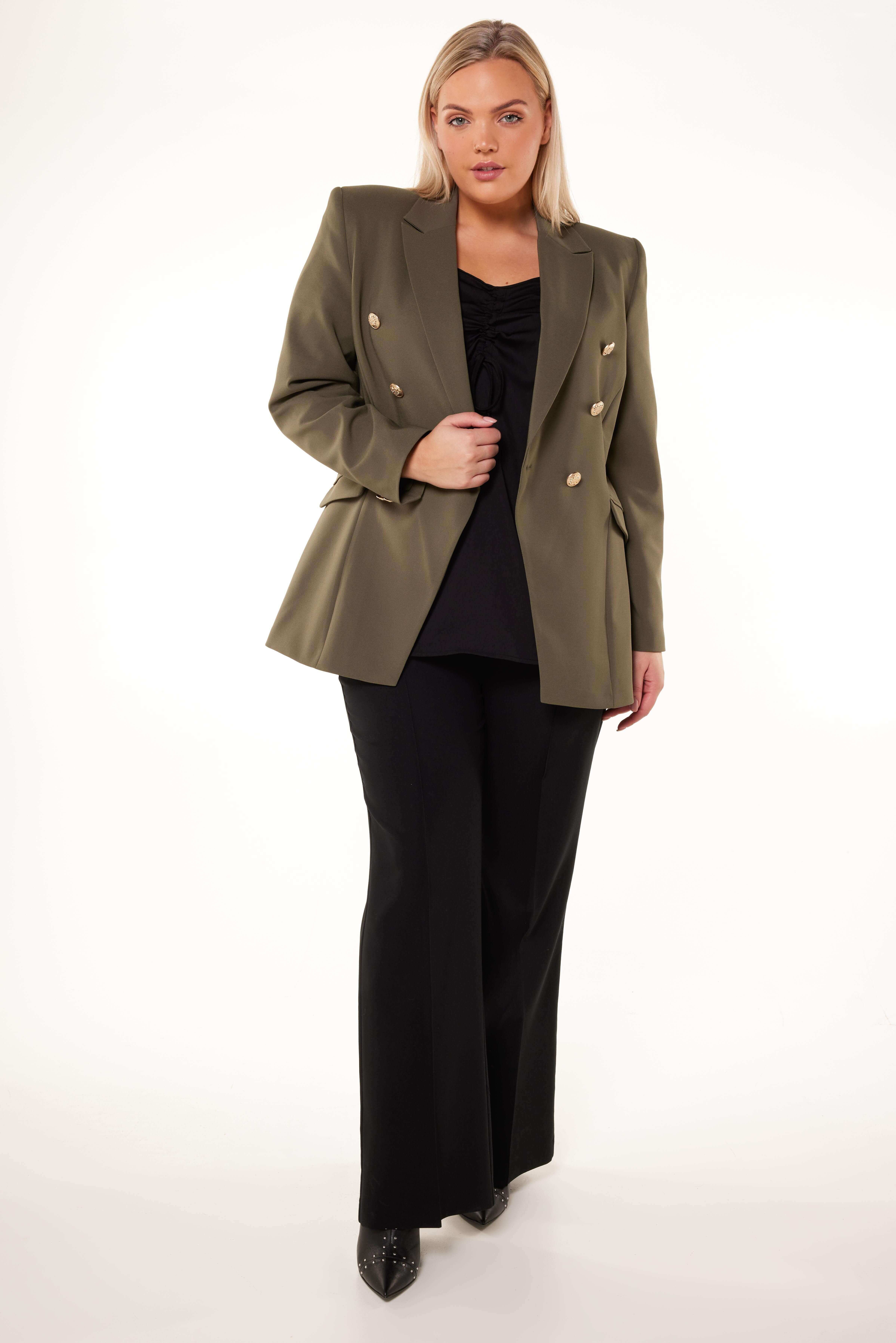 Blazer con doble pechera  image number 3