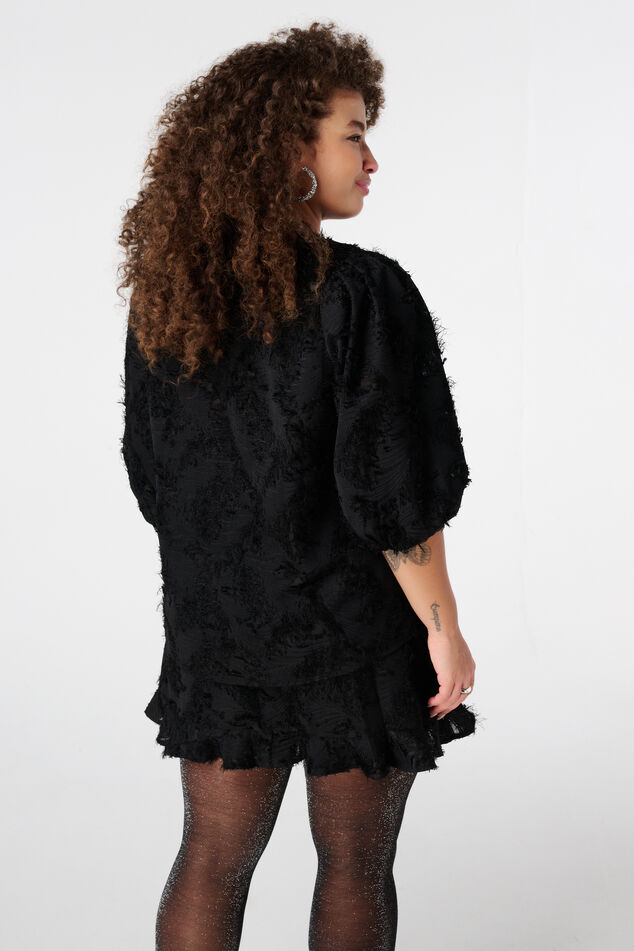 Blusa con mangas cortas abullonadas image number 3