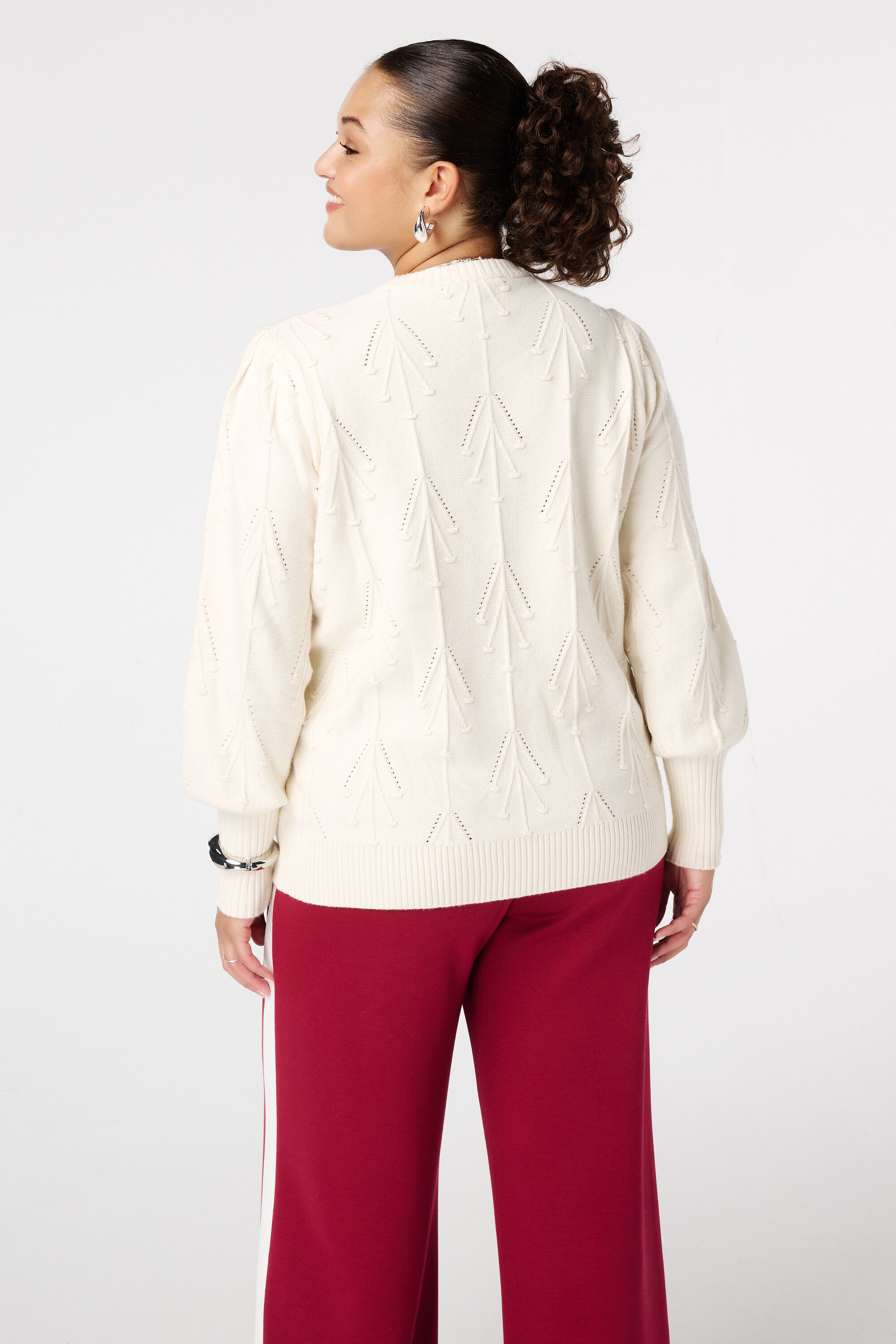 Jersey con estampado bordado image number 3