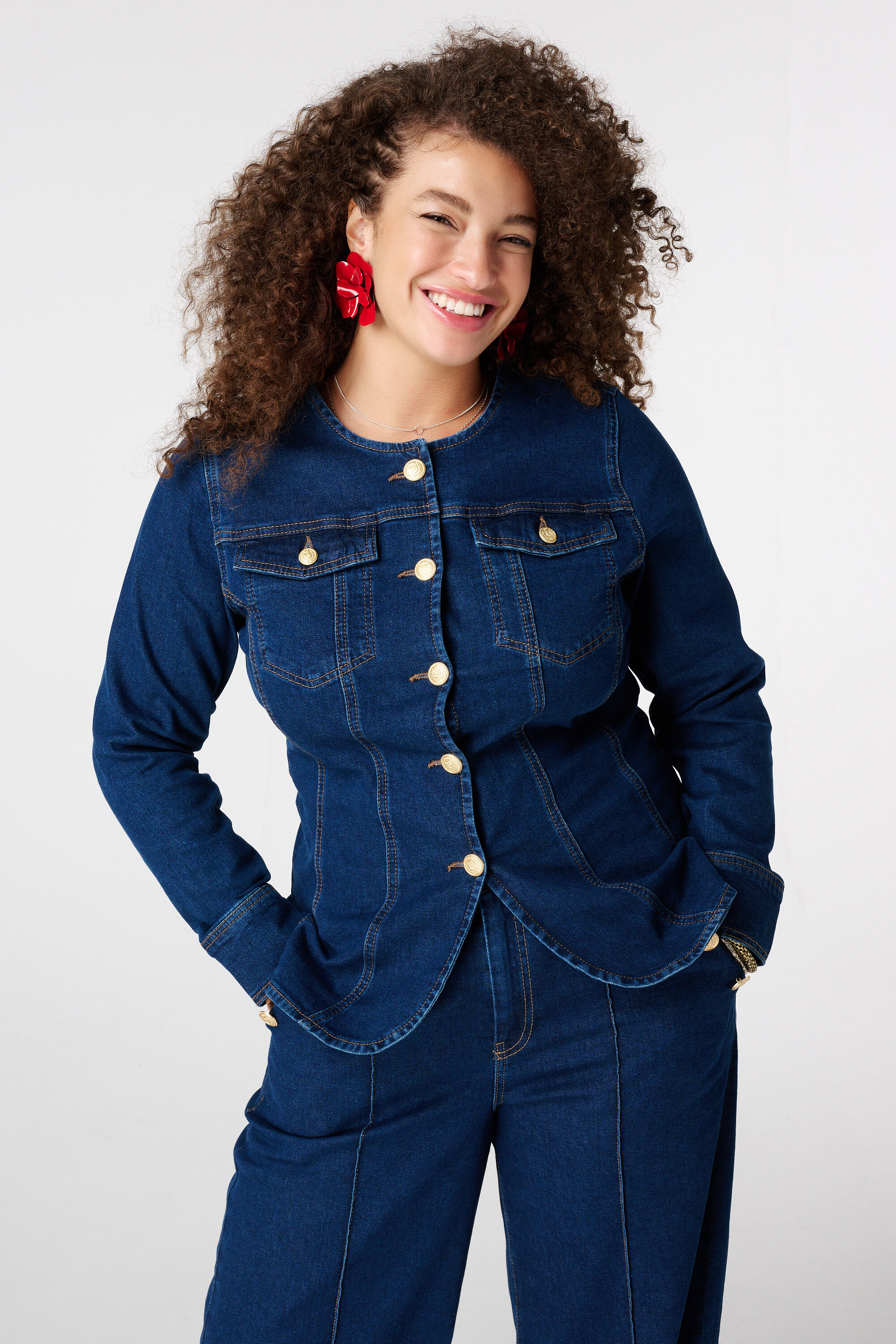 Chaqueta vaquera ajustada