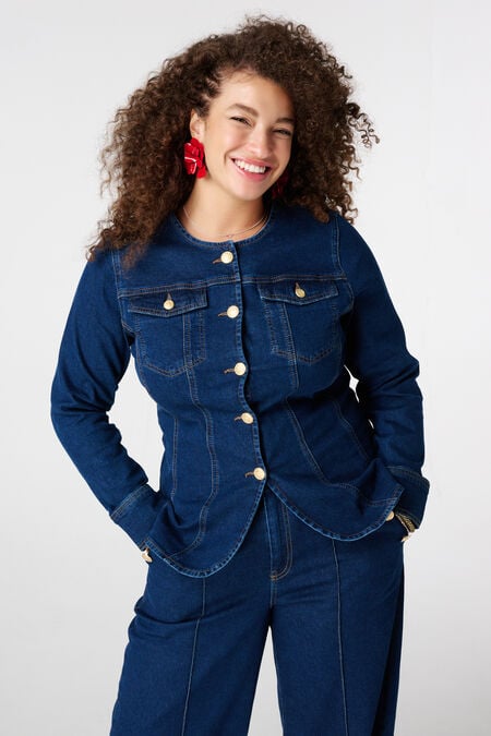 Chaqueta vaquera ajustada Chaqueta vaquera ajustada