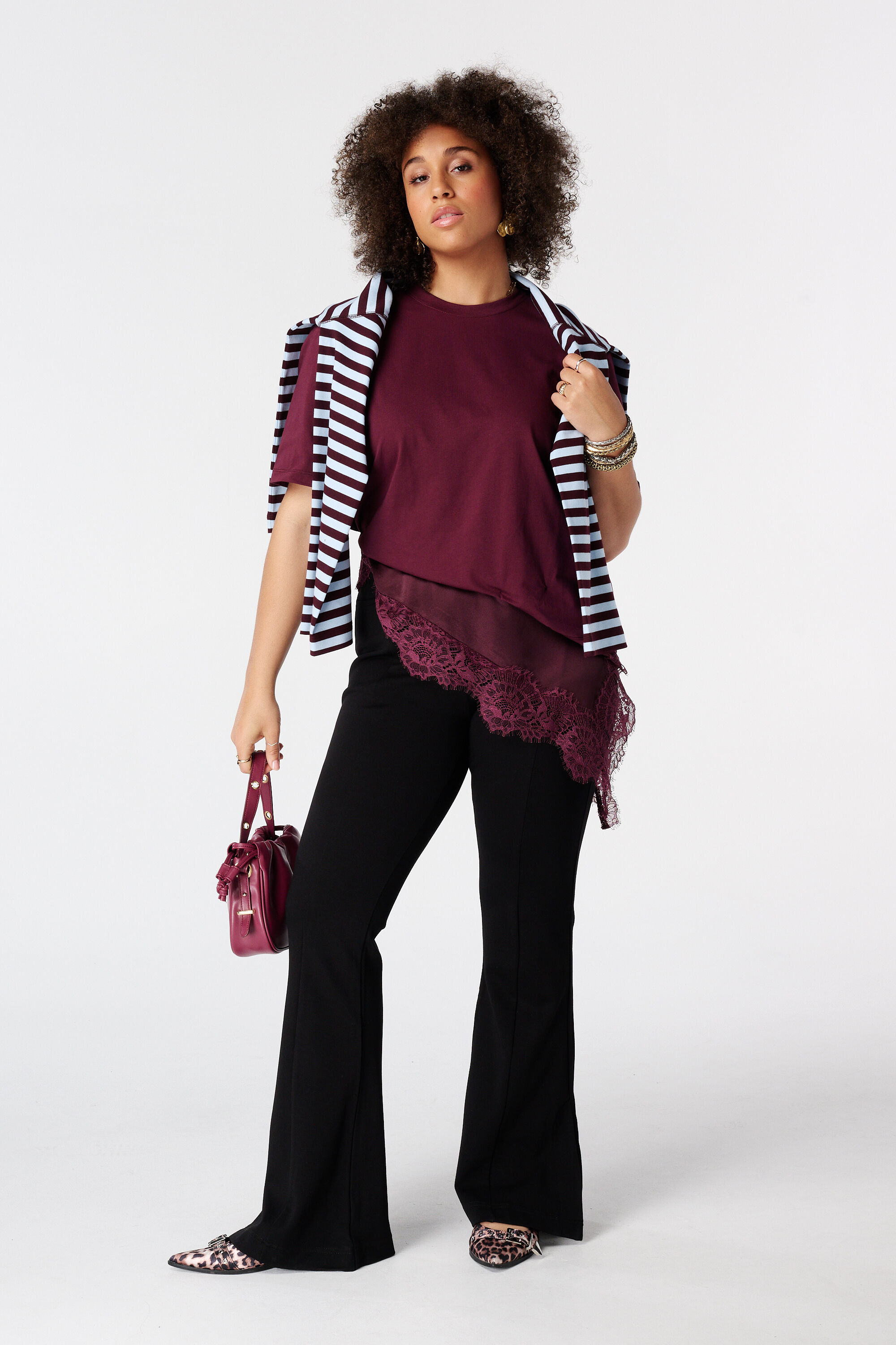 Treggings con costuras decorativas