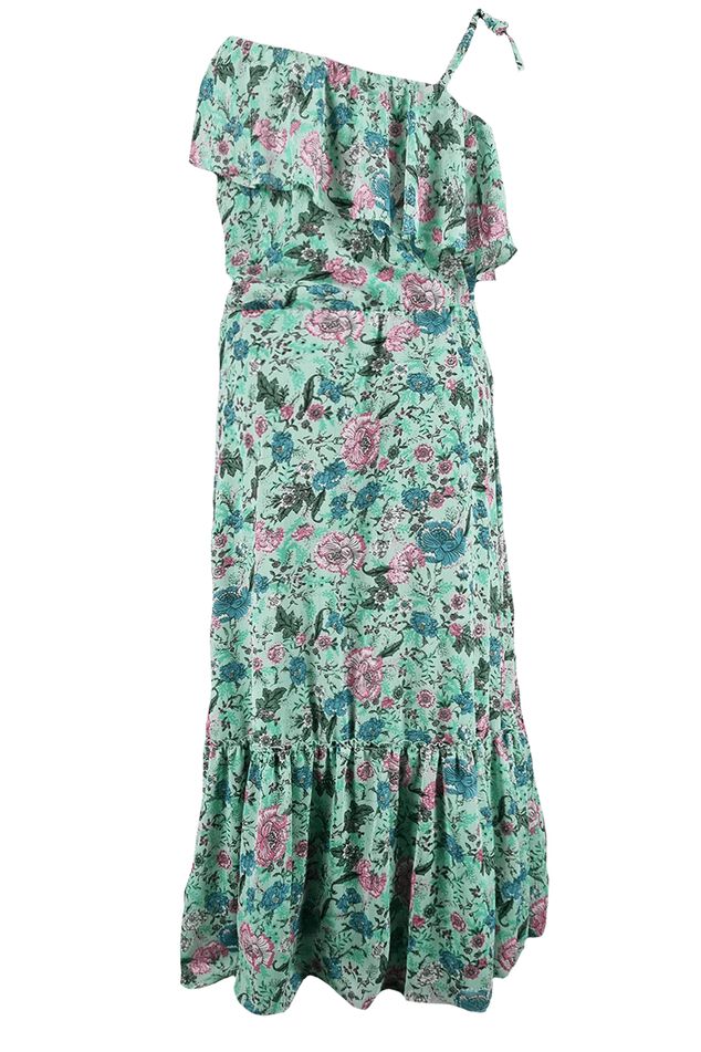 Vestido largo con estampado  image number 3