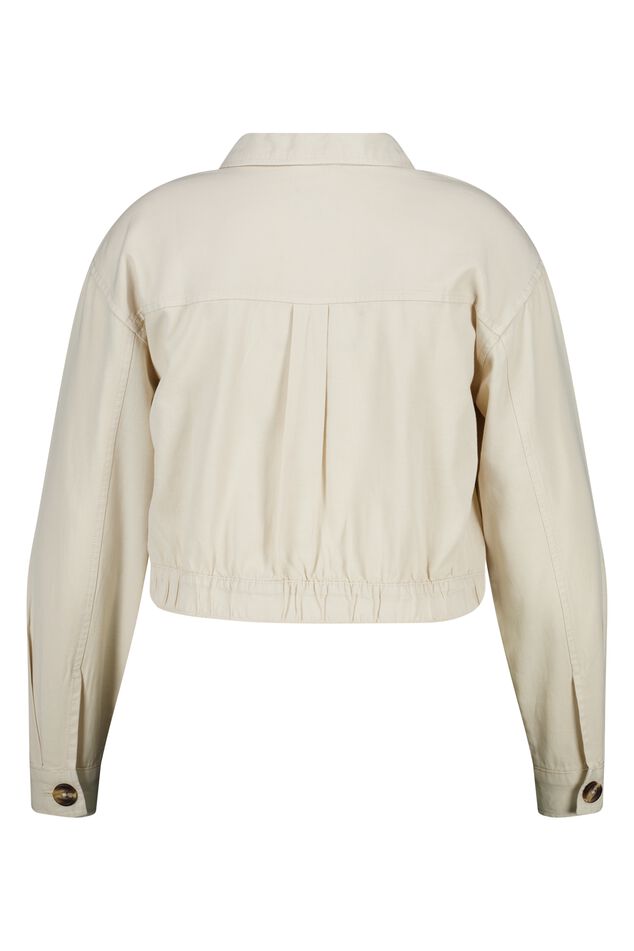 Chaqueta cargo de corte holgado image number 2