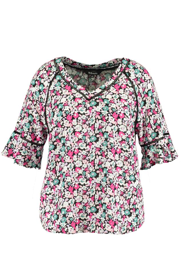 Blusa con estampado floral image number 1