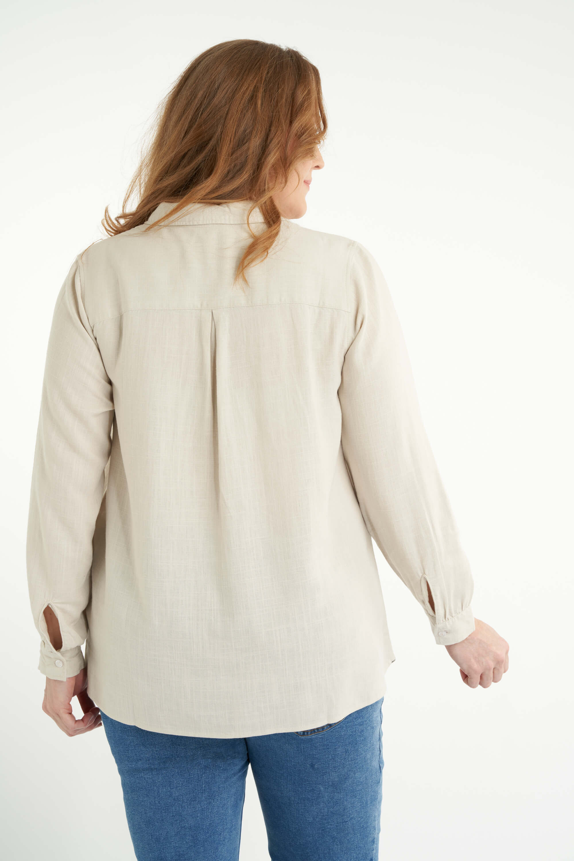 Blusa de lino  image number 4