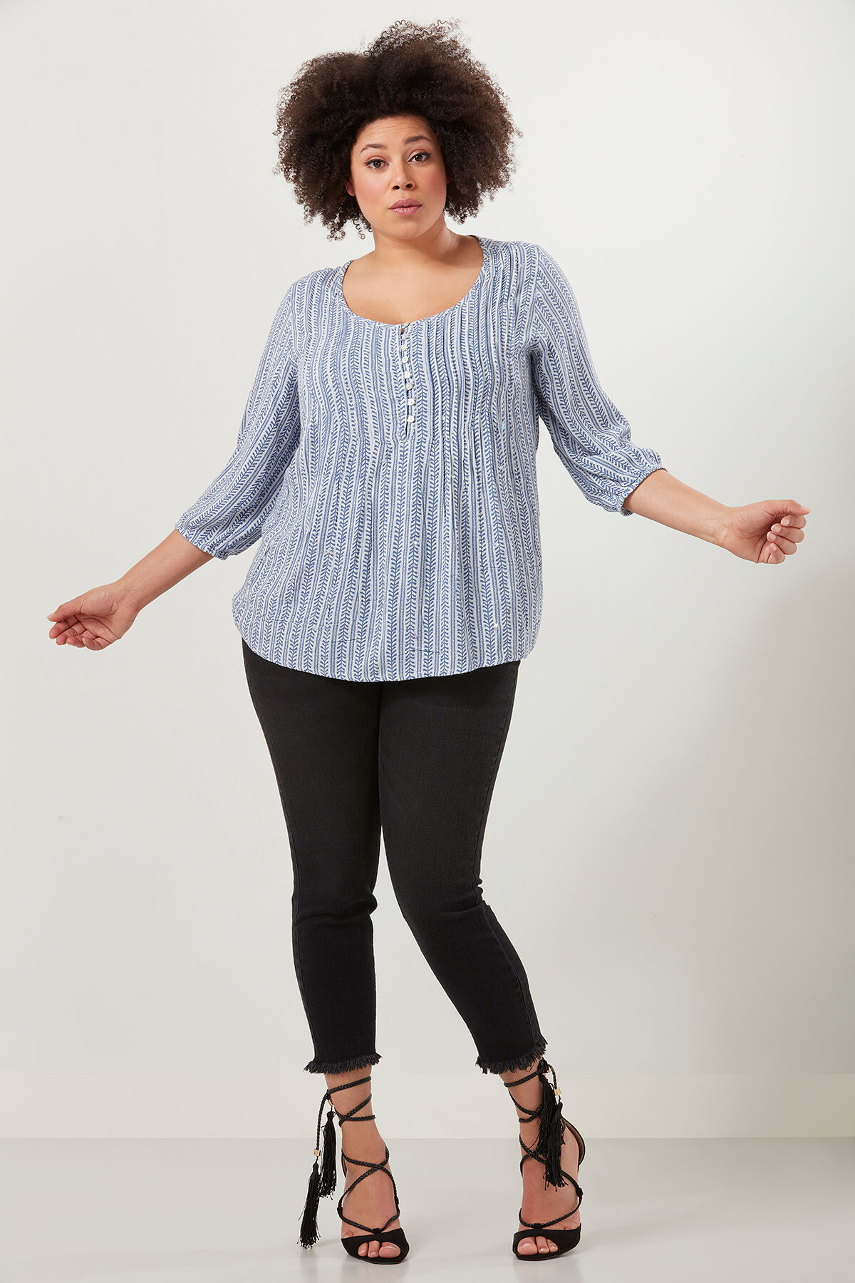 Blusa con raya image number 3