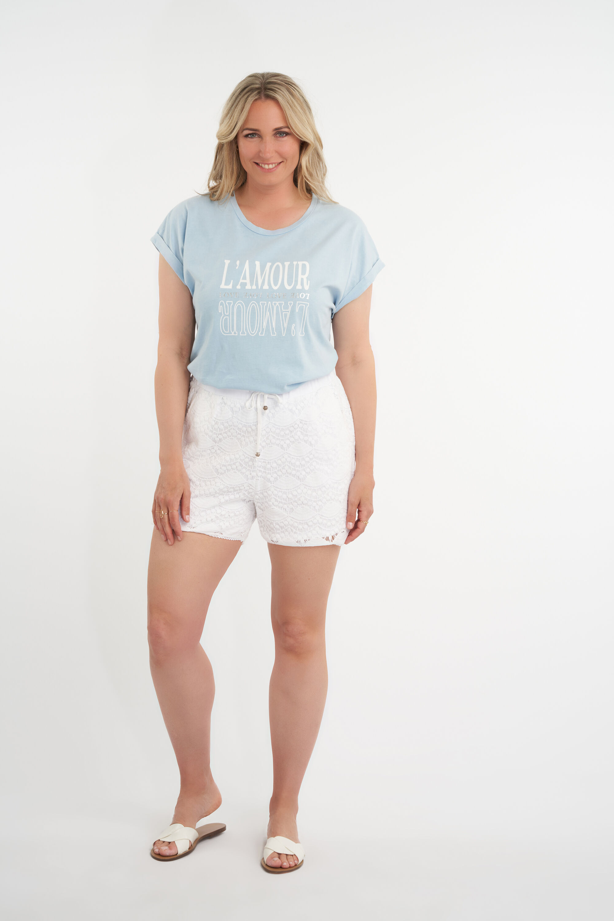 Shorts hechos de encaje. image number 4