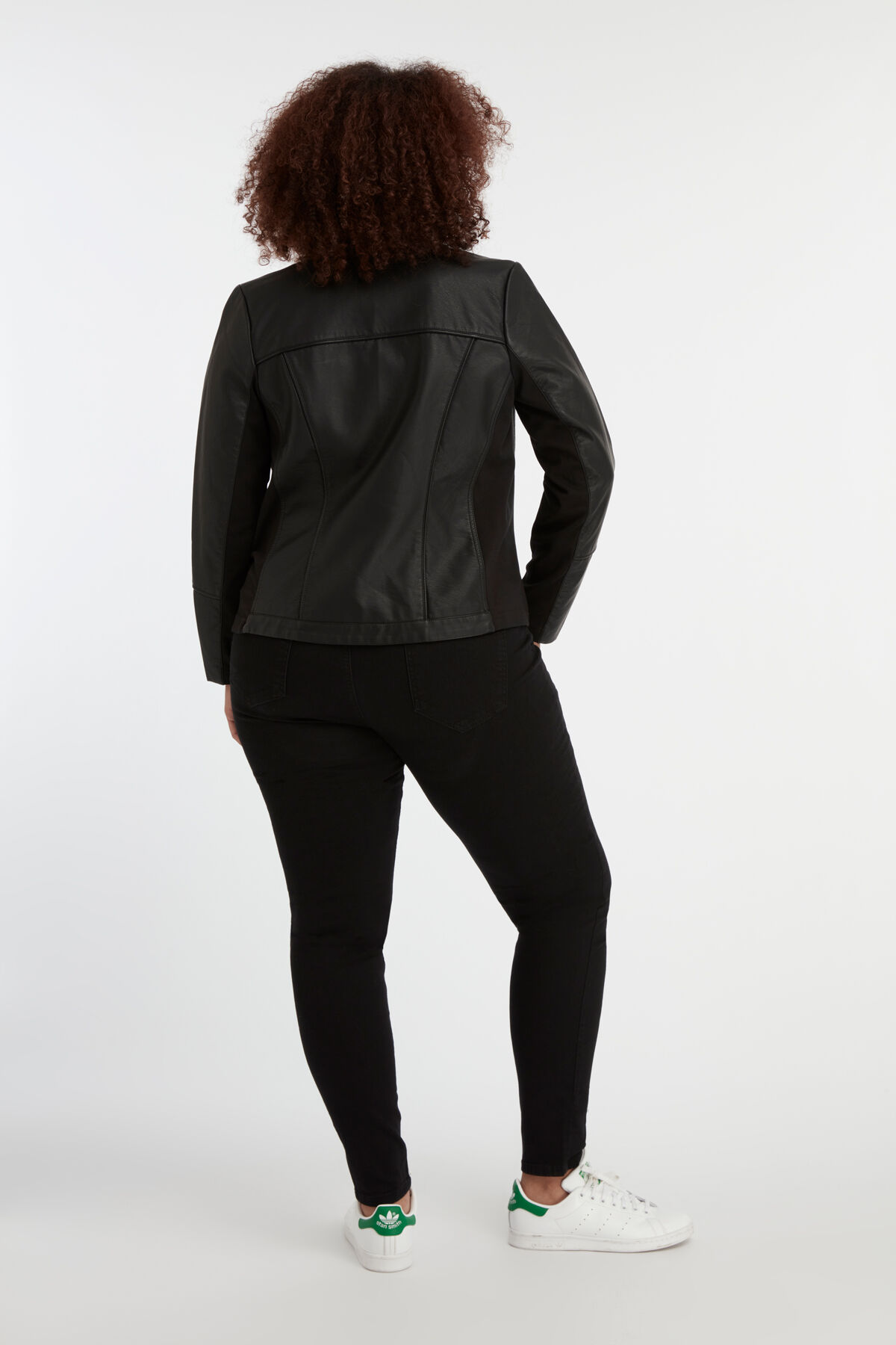 Cazadora de cuero sint&eacute;tico  image number 3