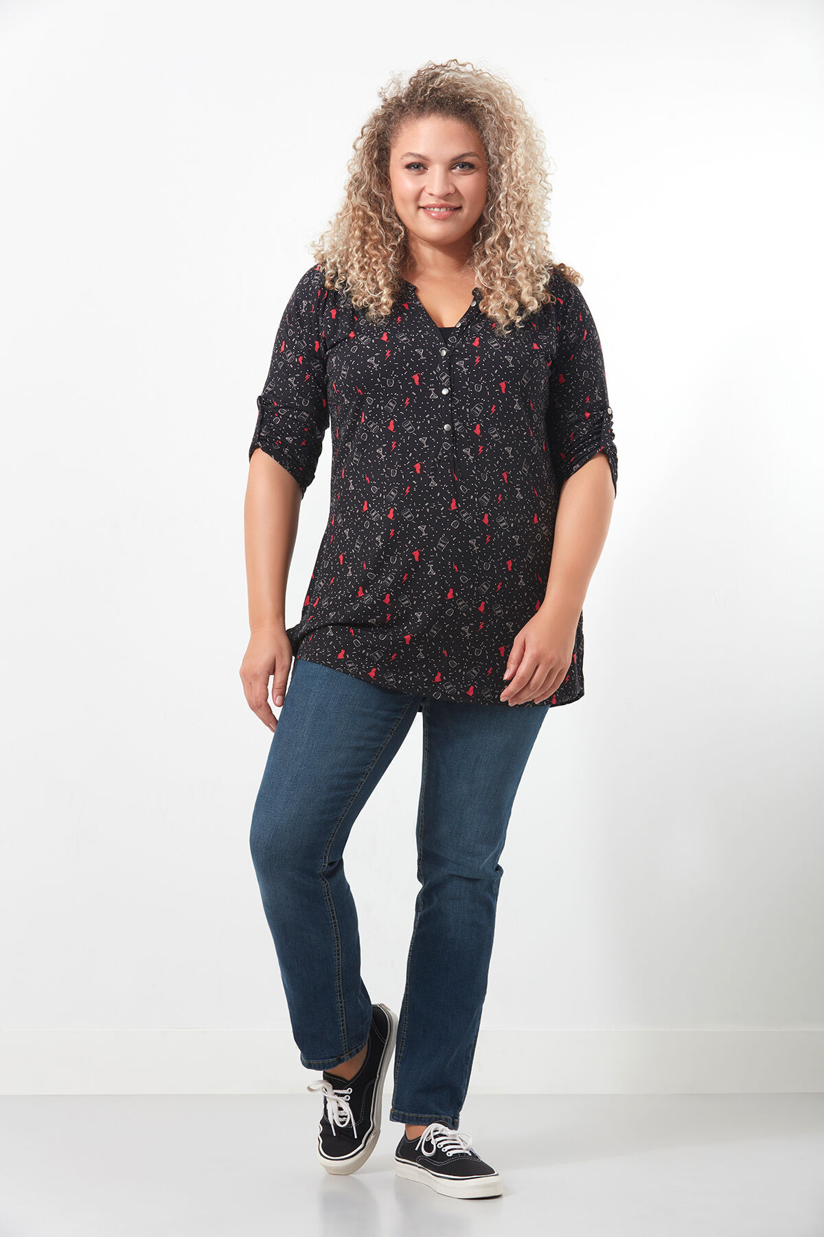 Blusa con estampado image number 3