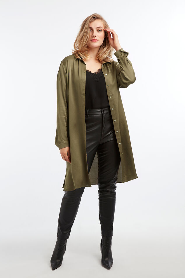 Blusa de satén image number 0