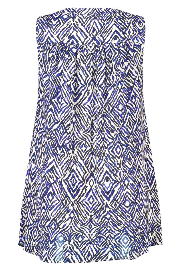 Top con escote en V y estampado image number 2