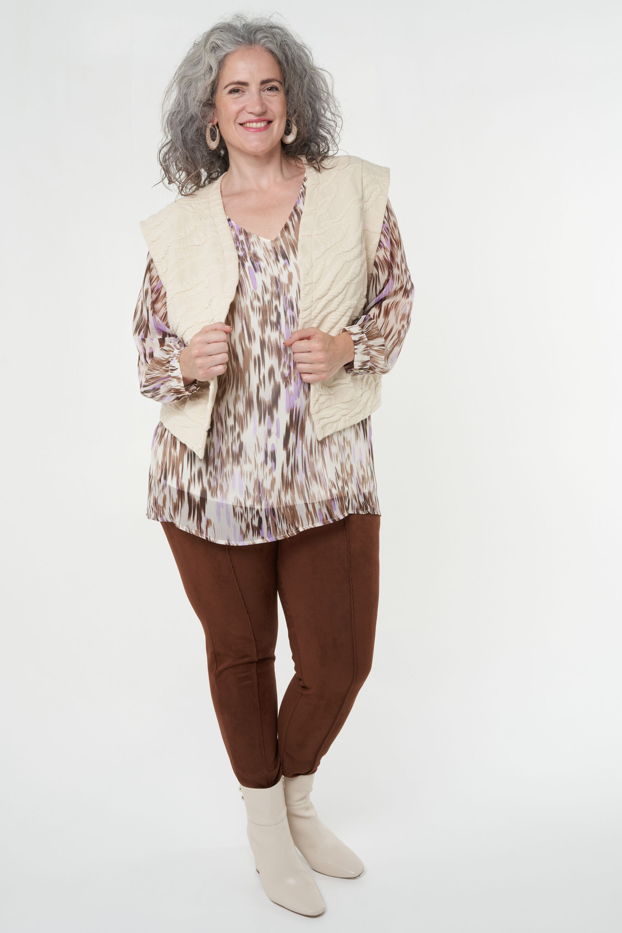 Chaleco de jacquard  image number 7