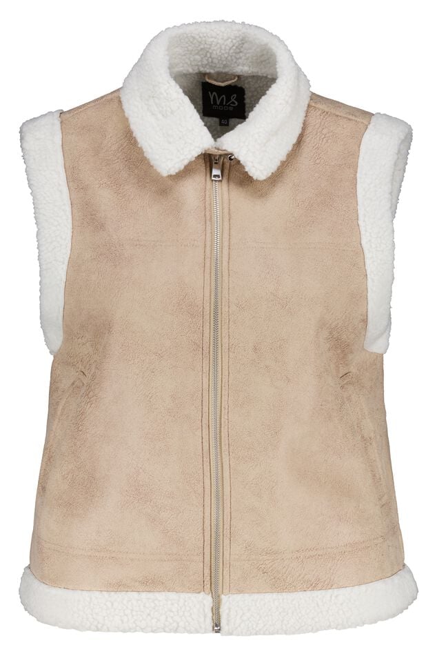 Chaleco de cuero sintético image number 1