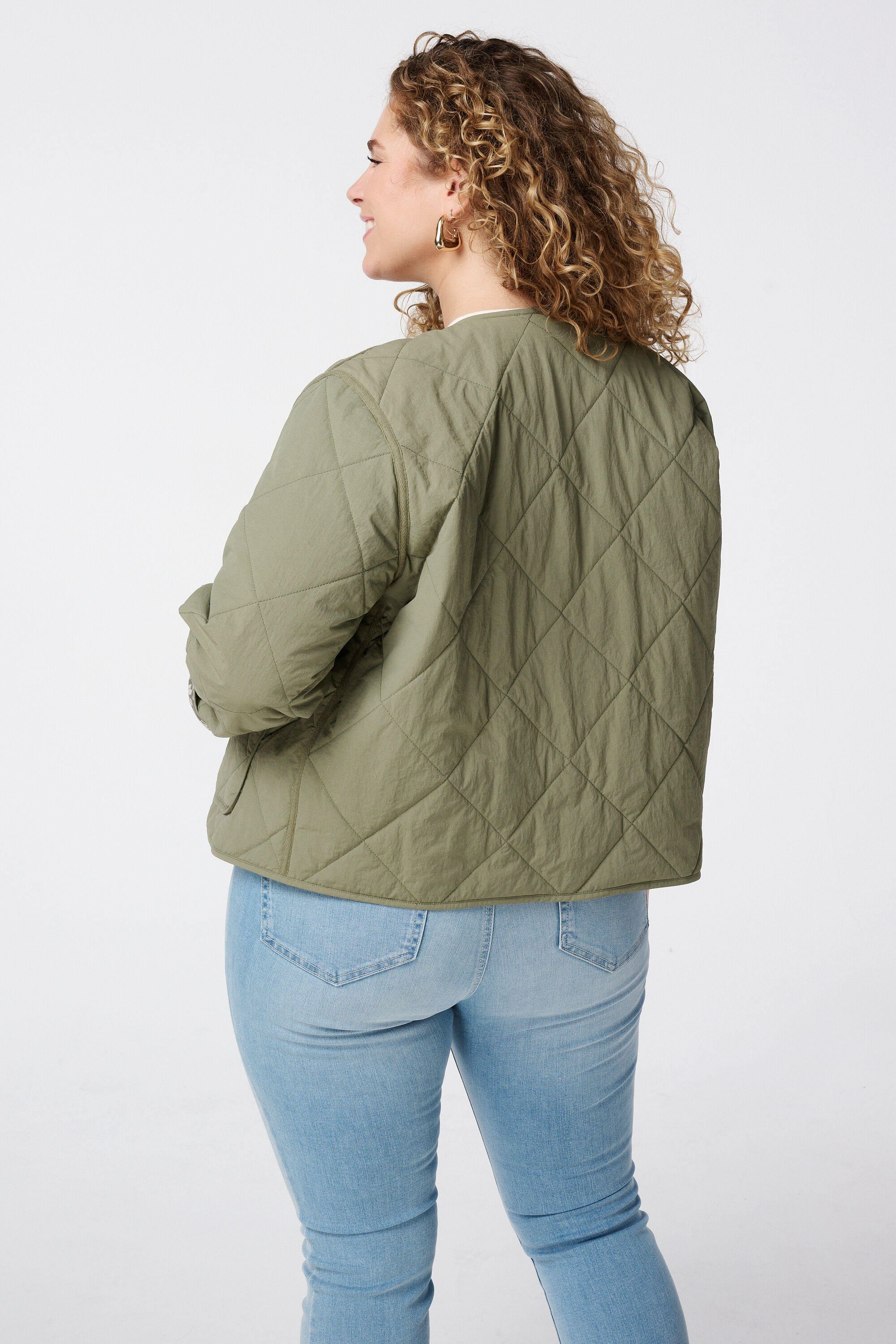 Chaqueta reversible con pespunte image number 3