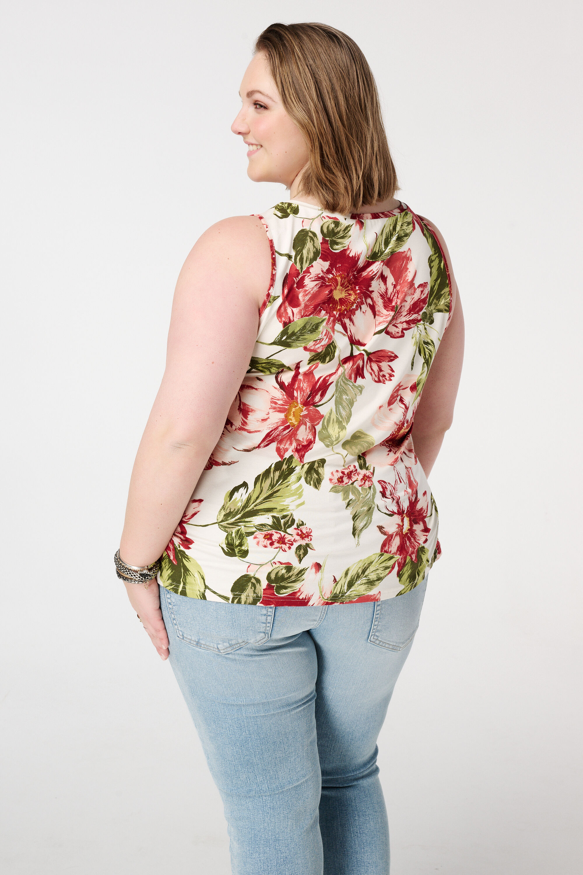 Camiseta de tirantes con escote en V y estampado image number 3